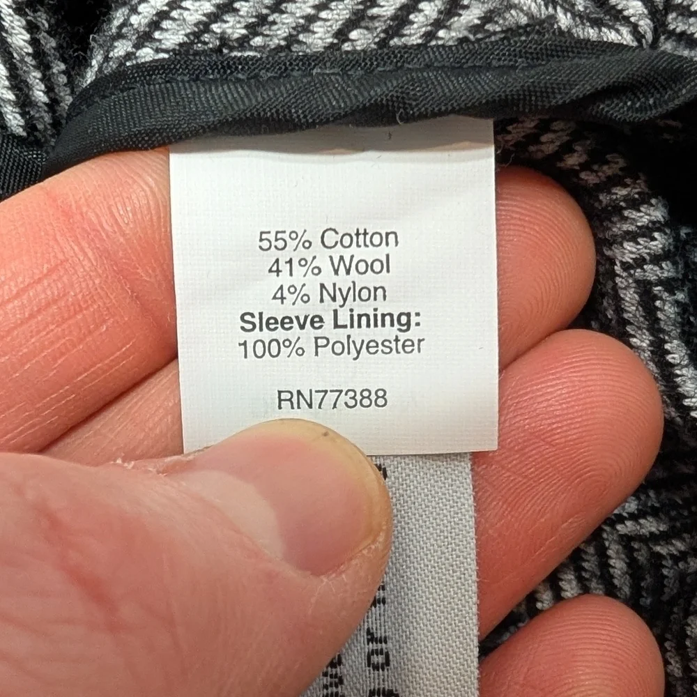 J. Crew Gray Double-Breasted Wool Jacket Women's Size 2